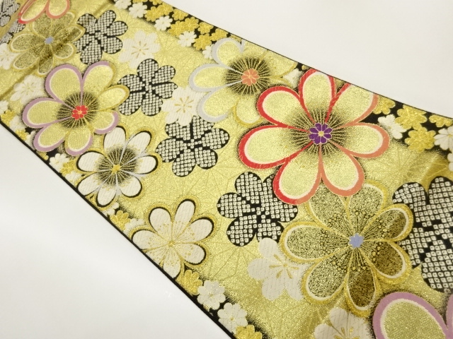 JAPANESE FUKURO OBI / WOVEN ASANOHA